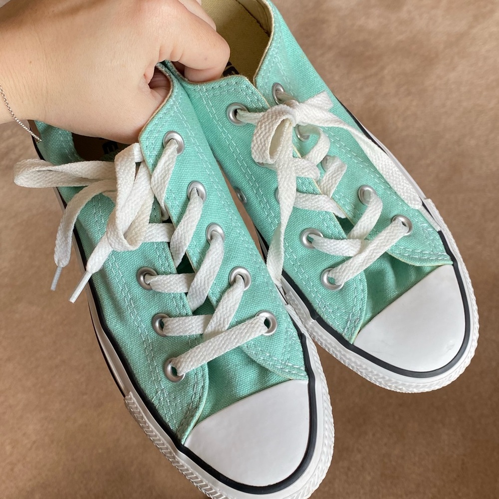 Mint converse sneakers